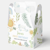 Boho Schattigee Dinosaurussen Eerste Verjaardagsgu Bedankdoosjes (Geopend)