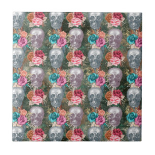 Boho Schedel Serie Design 10 Tegeltje