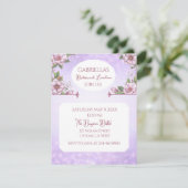 Boho-schoonheid! Uitnodiging voor bruidsmeisje lun (Staand voorkant)