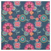 Boho Scribble Print Fabric Stof (Swatch)