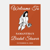 Boho Script manuscrit Automne Fête des mariées Bie (Recto)