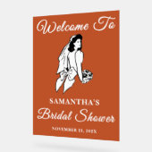 Boho Script manuscrit Automne Fête des mariées Bie (Angle)