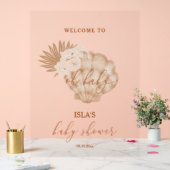 Boho Seashell Baby shower Bienvenue (Mariage)