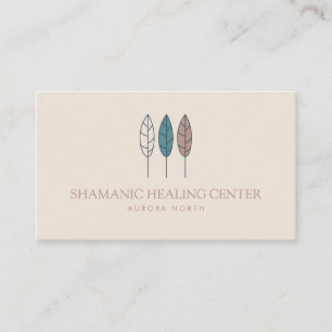 Boho Shamanic Healing Custom Name Visitekaartje