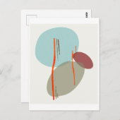 Boho Shapes Briefkaart (Voorkant / Achterkant)