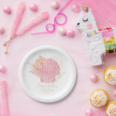 Boho Shell Baby Meisje Baby shower Papier Bord (Feest)
