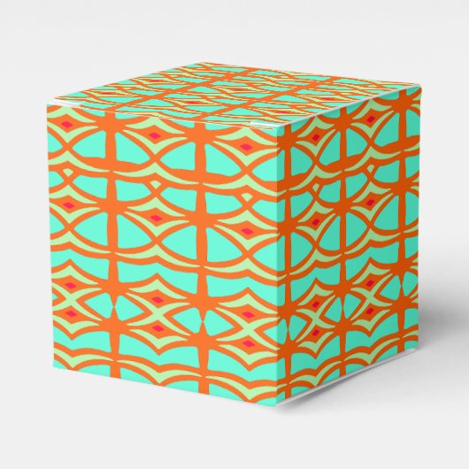 Boho siergeominimale oosterse bedankdoosjes (Voorkant Zijde)