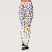 Boho Simple Fleur sauvage Leggings (Dos)