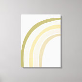 Boho Single Rainbow Wall art Decor Canvas (Voorkant)