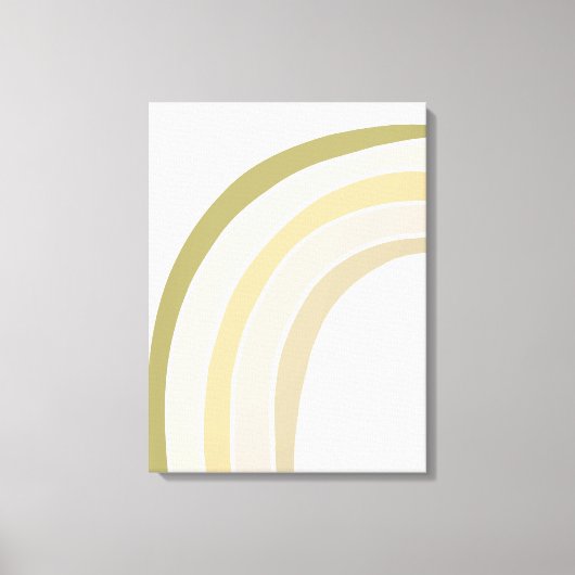 Boho Single Rainbow Wall art Decor Canvas (Voorkant)