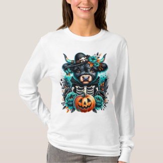 Boho-skelet koe t-shirt