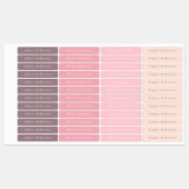 Boho Skinny Waterbestendige kleefetiketten van Kin Labels (Vel)