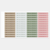 Boho Skinny Zelfklevende Waterdichte Etiketten Labels (Vel)