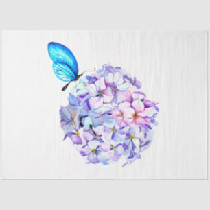 Boho Skull and Flowers Series Design 16 Tissuepapier