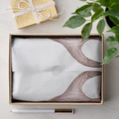 Boho Skull and Flowers Series Design 1 Tissuepapier (Geschenk)