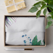 Boho Skull en Flowers Series Design 6 Tissuepapier (Geschenk)