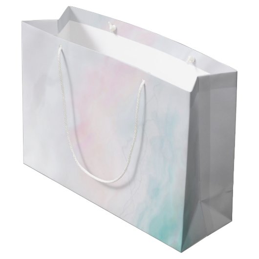 Boho Skull met Butterflies en Flowers Birthday Groot Cadeauzakje (Achterkant Gekanteld)