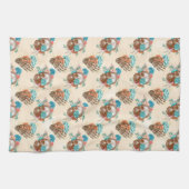 Boho Skull Series Design 12 Theedoek (Horizontaal)