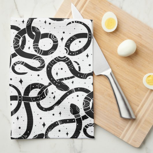 Boho-slangen Theedoek (Quarter Fold)