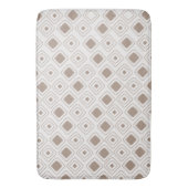 Boho Soft Neutral Tribal Geometrisch Azteeks Patro Badmat (Voorkant Verticaal)