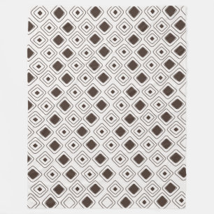 Boho Soft Neutral Tribal Geometrisch Azteeks Patro Fleece Deken