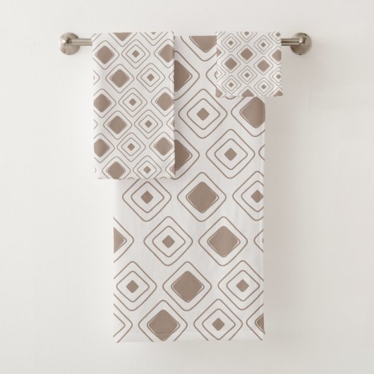Boho Soft Neutral Tribal Motif Aztèque géométrique (En situation)