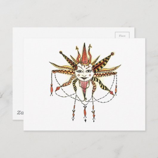 Boho Soleil Briefkaart (Voorkant / Achterkant)