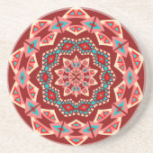 Boho Southwest Mandala Zandsteen Onderzetter (Voorkant)