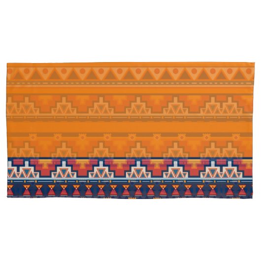 Boho Southwest Santa Fe Desert Style Geometrisch Kussensloop (Voorkant)