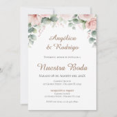 Boho Spanish Wedding Invitation (Devant)