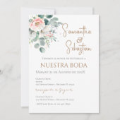 Boho Spanish Wedding Invitation (Devant)