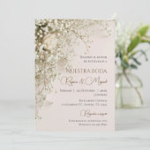 Boho Spanish Wedding Invitation (Debout devant)
