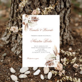 Boho Spanish Wedding Invitation