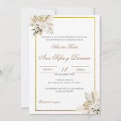 Boho Spanish Wedding Invitation (Devant)