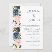 Boho Spanish Wedding Invitation Kaart (Voorkant)