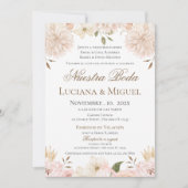 Boho Spanish Wedding Invitation Kaart (Voorkant)