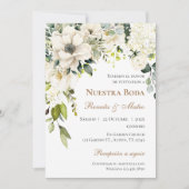 Boho Spanish Wedding Invitation Kaart (Voorkant)