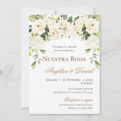 Boho Spanish Wedding Invitation Kaart (Voorkant)
