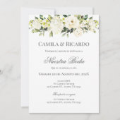 Boho Spanish Wedding Invitation Kaart (Voorkant)