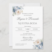 Boho Spanish Wedding Invitation Kaart (Voorkant)