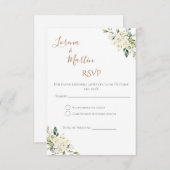 Boho Spanish Wedding RSVP Card Informatiekaartje (Voorkant / Achterkant)