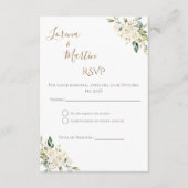 Boho Spanish Wedding RSVP Card Informatiekaartje (Voorkant)