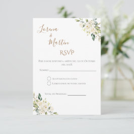 Boho Spanish Wedding RSVP Card Informatiekaartje