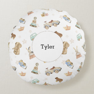 Boho  Speelgoed Baby Kwekerij Wit Rond Kussen