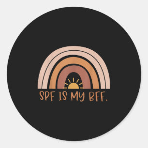 Boho SPF is mijn BFF dermatologie dermatologen der Ronde Sticker