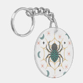 Boho Spider & Web Sleutelhanger – Tribal Style Lin (Voorkant Links)
