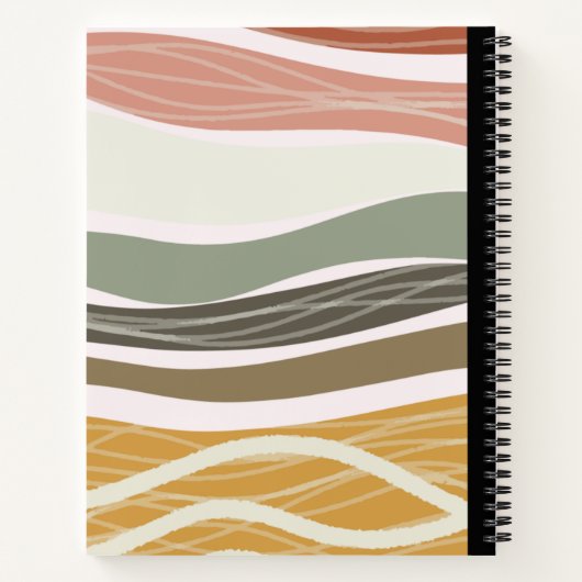 Boho Spiral Composition Notitieboek (Achterkant)