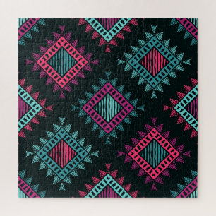 Boho Spirit: Tribal Etnische Naadloos Legpuzzel