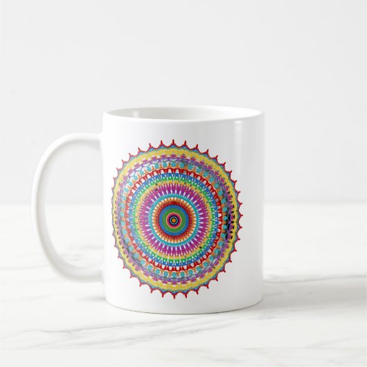 Boho spiritueel Mandala Koffiemok (Links)