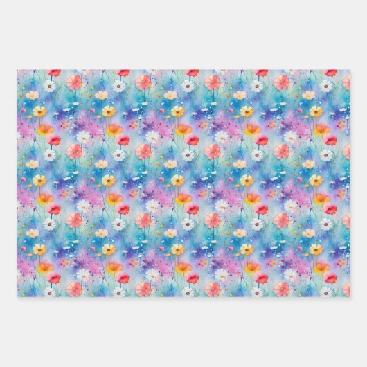 BOHO SPRING MEADOW FLORAL INPAKPAPIER VEL (Voorkant)